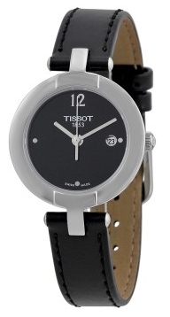 Tissot Tissot T-Trend Damklocka T084.210.16.057.00 Svart/Läder Ø28 mm