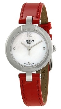Tissot Tissot T-Trend Damklocka T084.210.16.116.00 Vit/Läder Ø28 mm