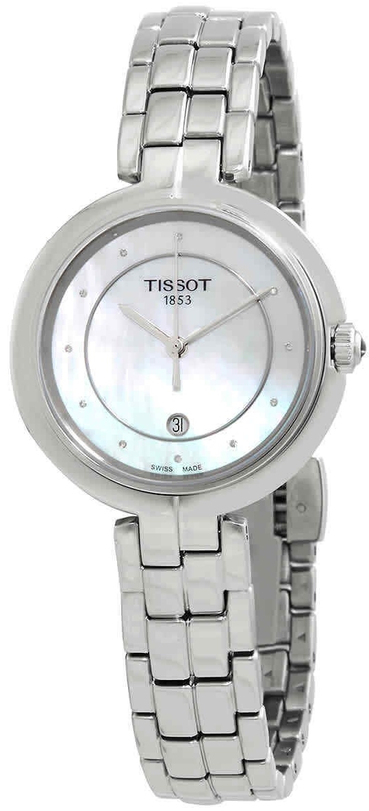 Tissot Damklocka T094.210.11.116.01 Flamingo Vit/Stål Ø30 mm - Tissot