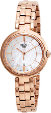 Tissot Damklocka T094.210.33.111.01 T-Trend Vit/Roséguldstonat stål - Tissot