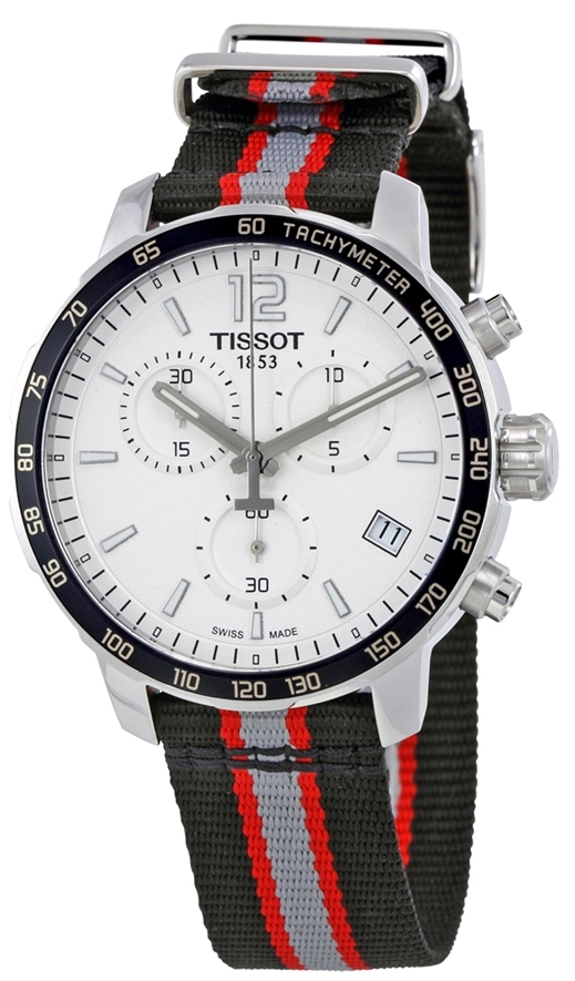 Tissot Herrklocka T095.417.17.037.16 T-Sport Silverf&auml;rgad/St&aring;l &Oslash;42