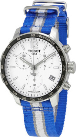 Tissot Herrklocka T095.417.17.037.19 Quickster Vit/Stål Ø42 mm