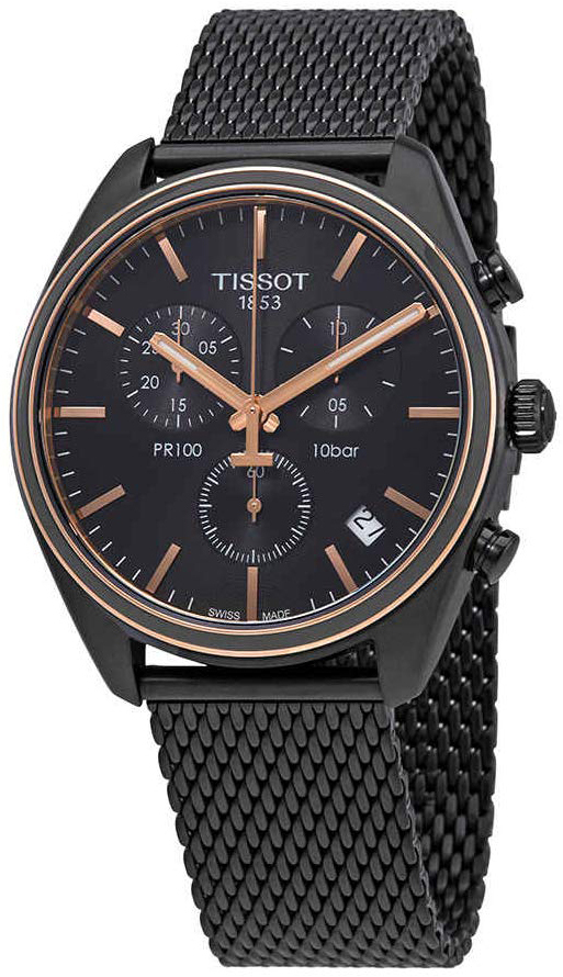 Tissot Herrklocka T101.417.23.061.00 Pr 100 Svart/Stål Ø41 mm - Tissot