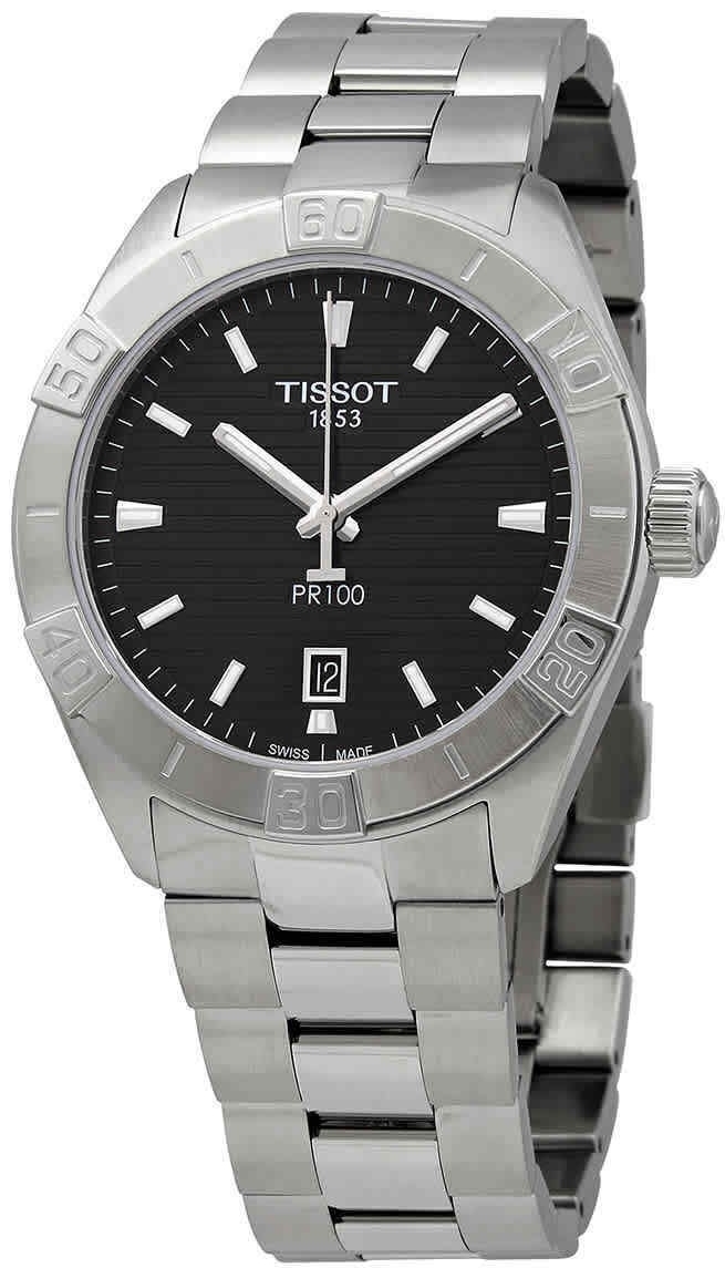 Tissot Herrklocka T101.610.11.051.00 Pr 100 Svart/Stål Ø42 mm - Tissot