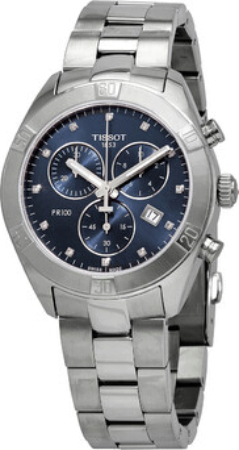 Tissot Damklocka T101.917.11.046.00 Pr 100 Svart/Stål Ø38 mm - Tissot