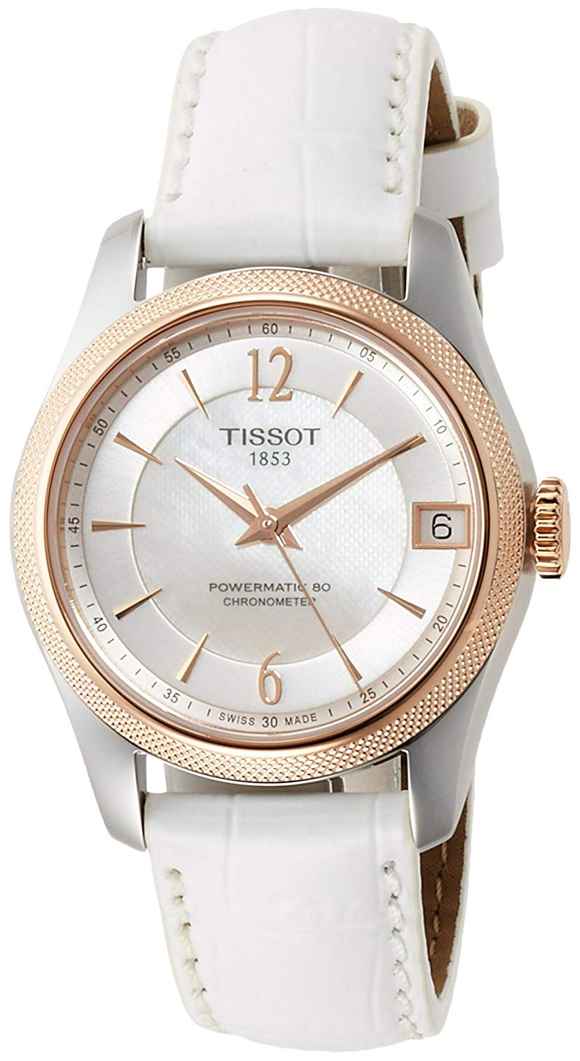 Tissot Damklocka T108.208.26.117.00 T-Classic Silverfärgad/Läder - Tissot