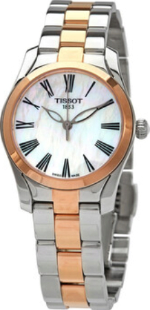 Tissot Damklocka T112.210.22.113.01 T-Wave Vit/Roséguldstonat stål - Tissot