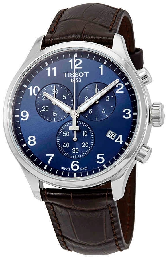 Tissot Herrklocka T116.617.16.047.00 T-Sport Blå/Läder Ø45 mm - Tissot