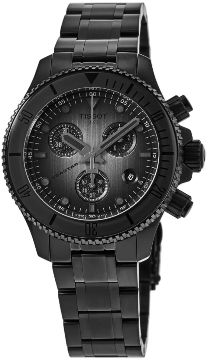Tissot Herrklocka T120.217.33.061.00 Seastar 1000 Svart/St&aring;l &Oslash;38 mm