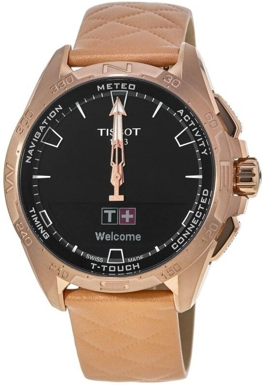 Tissot Herrklocka T121.420.46.051.00 T-Touch Svart/Läder Ø47.5 mm - Tissot