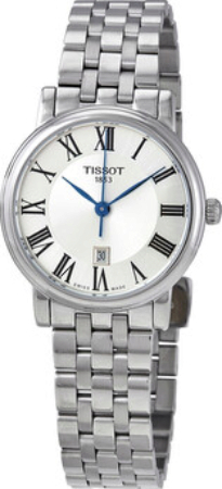 Tissot Damklocka T122.210.11.033.00 Carson Silverfärgad/Stål Ø30 mm - Tissot