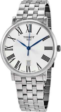 Tissot Herrklocka T122.410.11.033.00 Carson Silverfärgad/Stål Ø40 - Tissot