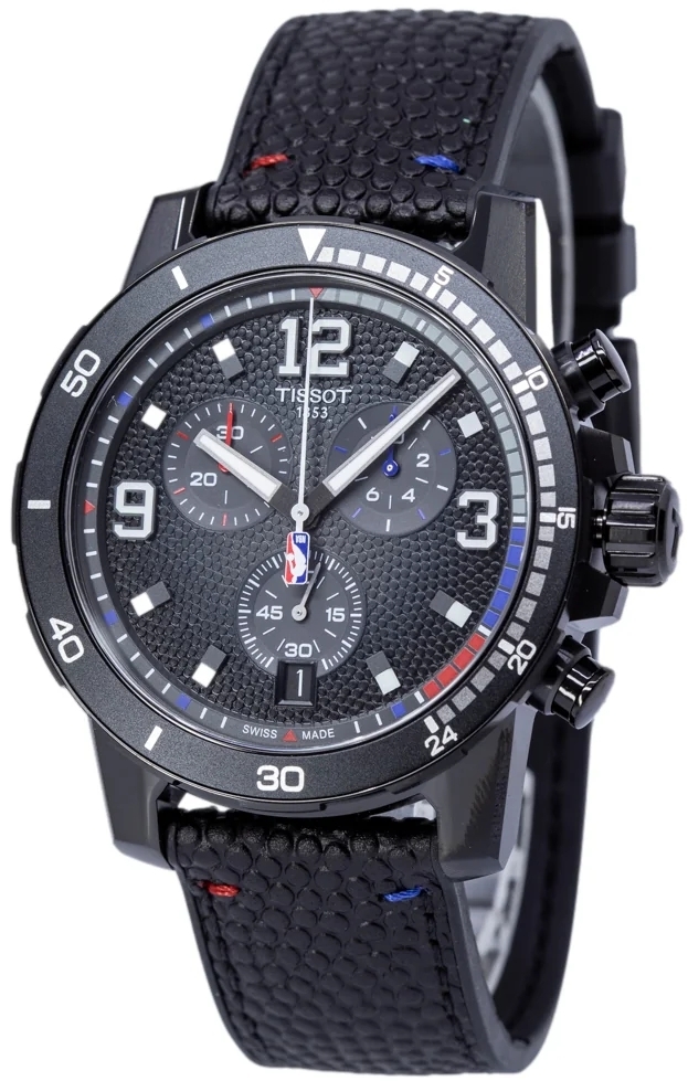 Tissot Herrklocka T125.617.37.067.00 Supersport NBA Svart/Läder - Tissot