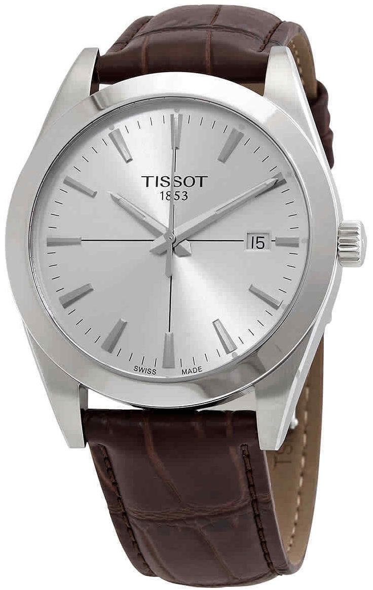 Tissot Herrklocka T127.410.16.031.01 T-Classic Silverfärgad/Läder - Tissot