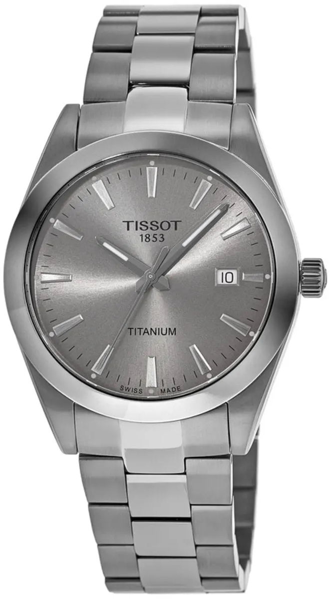 Tissot Herrklocka T127.410.44.081.00 T-Classic Grå/Titan Ø40 mm - Tissot