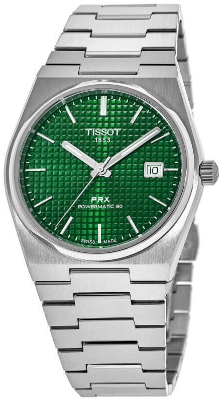 Tissot Herrklocka T137.407.11.091.00 Prx Grön/Stål Ø40 mm - Tissot