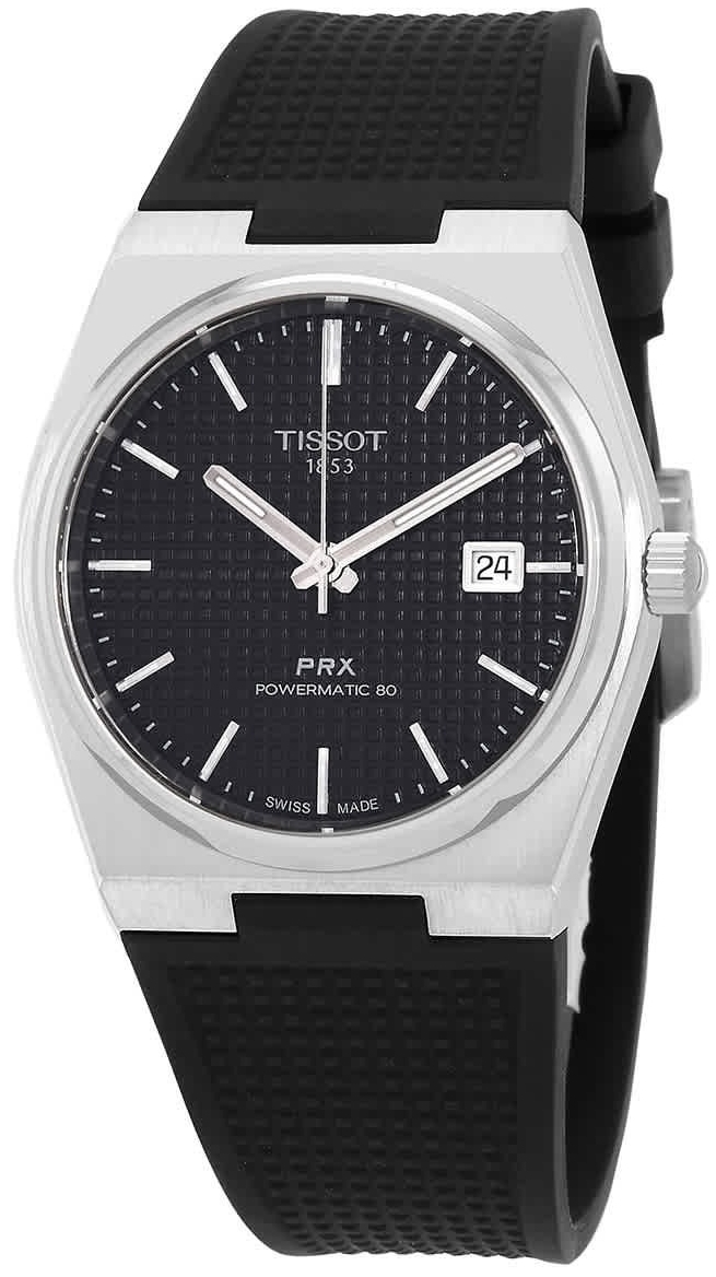 Tissot Herrklocka T137.407.17.051.00 PRX Svart/Gummi Ø40 mm - Tissot