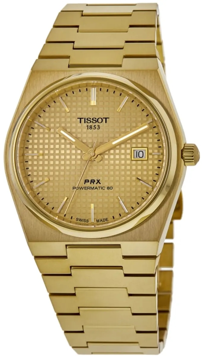 Tissot Herrklocka T137.407.33.021.00 PRX Guldtonad/Guldtonat stål - Tissot