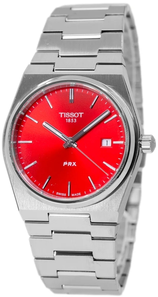 Tissot Herrklocka T137.410.11.421.00 PRX Röd/Stål Ø40 mm - Tissot
