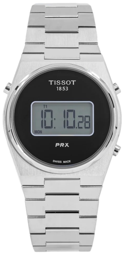 Tissot Herrklocka T137.463.11.050.00 PRX Digital Svart/Stål Ø40 mm - Tissot