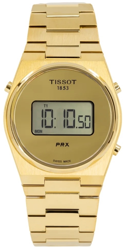 Tissot Herrklocka T137.463.33.020.00 PRX Digital Guldtonad/Guldtonat - Tissot