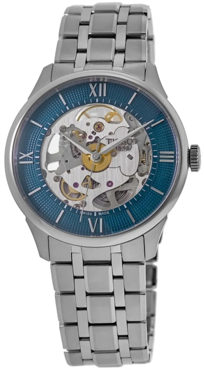 Tissot Herrklocka T139.836.11.048.00 Chemin Des Tourelles Bl&aring;/St&aring;l