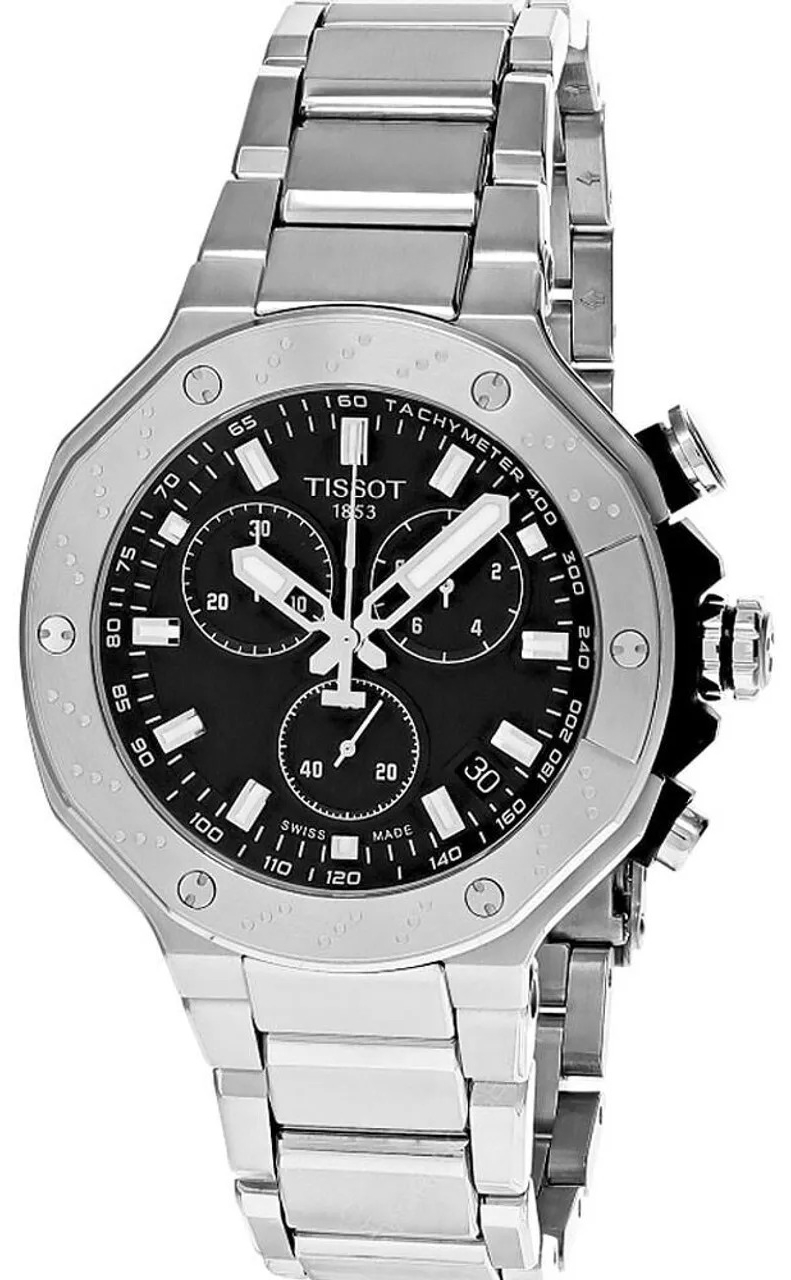 Tissot Herrklocka T141.417.11.051.01 T-Race Svart/Stål Ø45 mm - Tissot