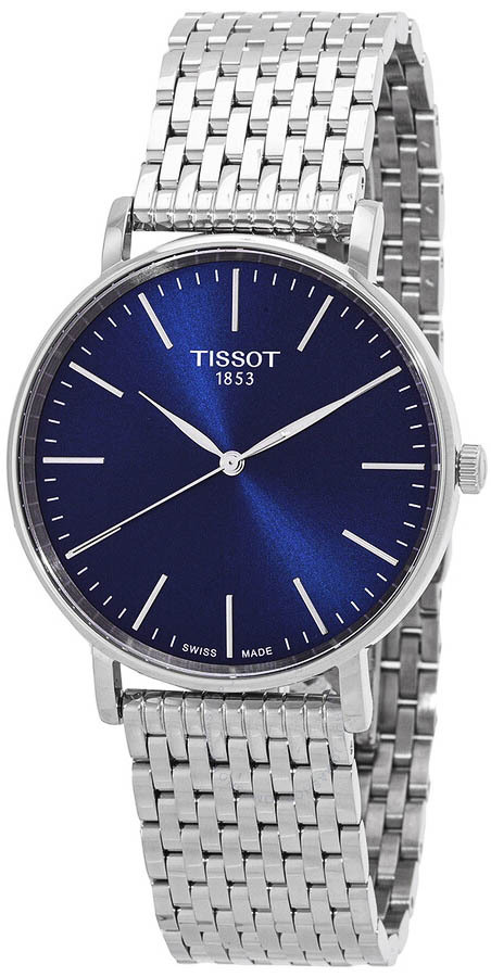 Tissot T143.210.11.041.00 T-Classic Everytime Blå/Stål Ø34 mm - Tissot