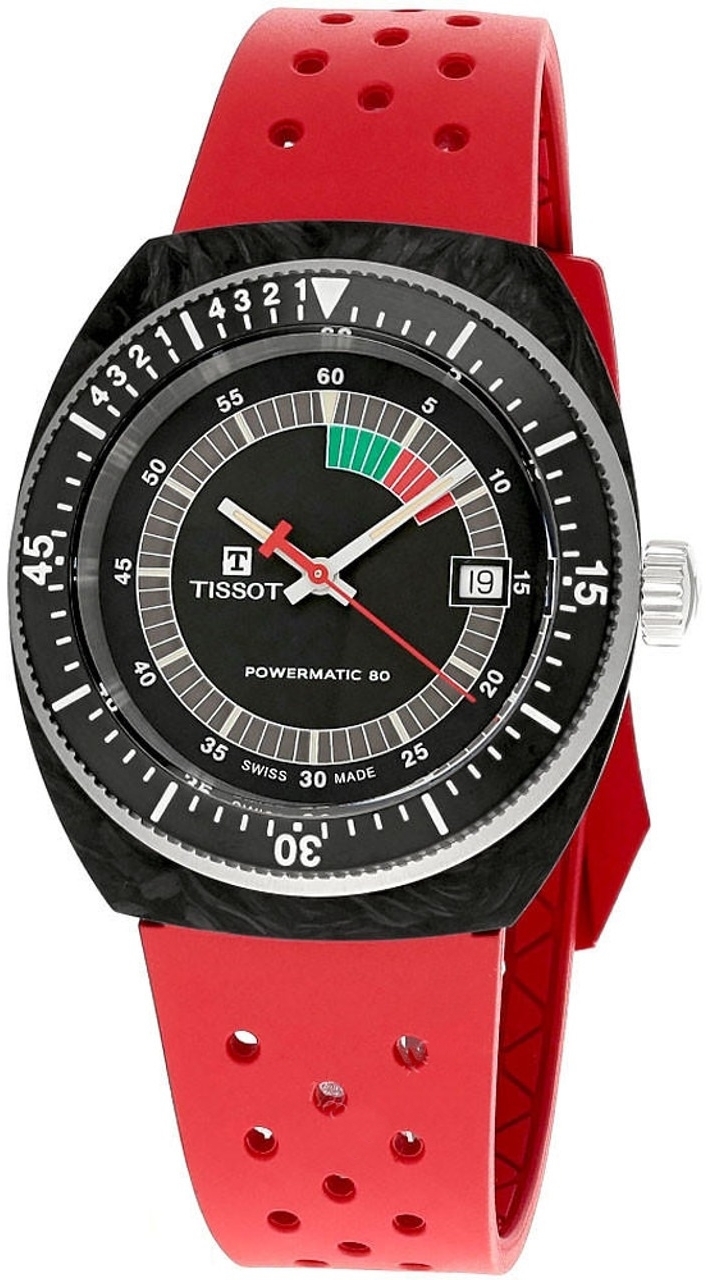 Tissot T145.407.97.057.02 Sideral Svart/Gummi - Tissot