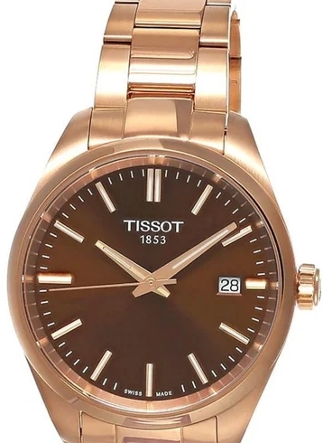 Tissot Damklocka T150.210.33.291.00 PR 100 Brun/Ros&eacute;guldstonat st&aring;l