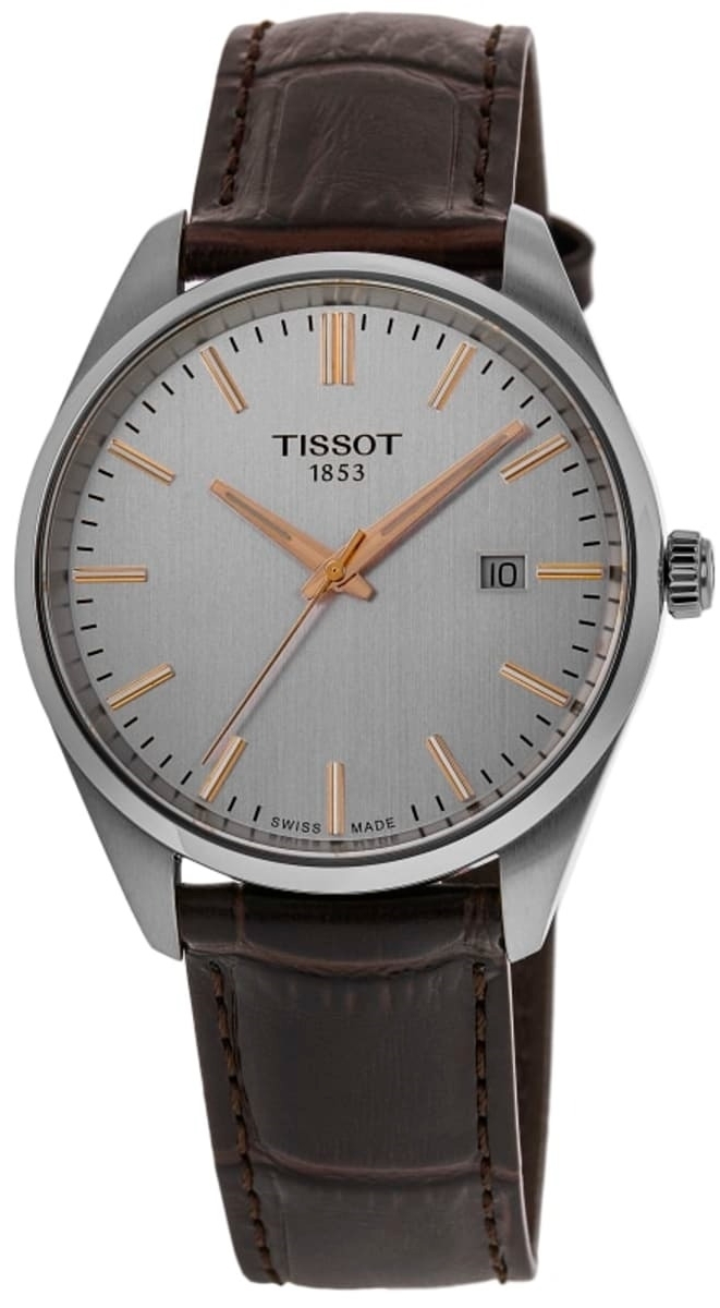 Tissot Herrklocka T150.410.16.031.00 Pr 100 Grå/Läder Ø40 mm - Tissot