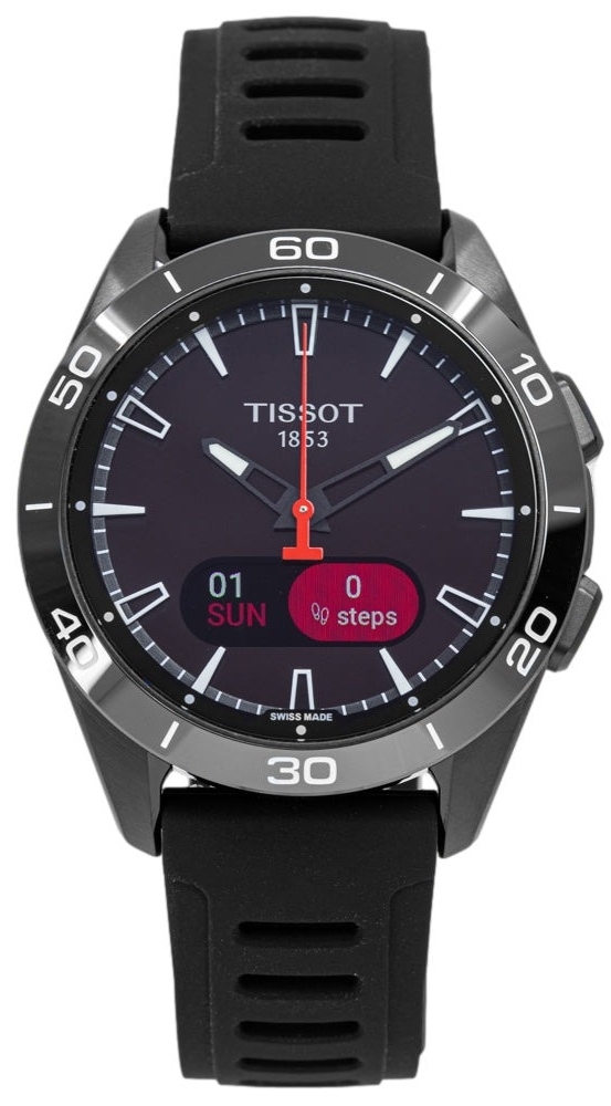 Tissot Herrklocka T153.420.47.051.04 T-Touch Svart/Gummi Ø43.75 mm - Tissot