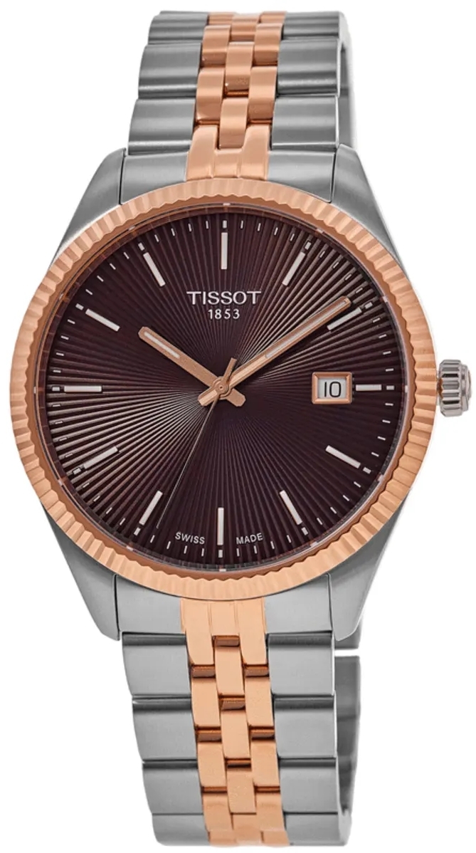Tissot Herrklocka T156.410.22.291.01 Ballade Brun/Roséguldstonat