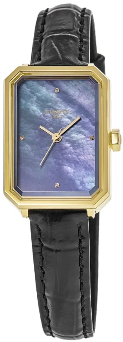 Tissot Damklocka T160.110.36.126.00 SRV Svart/L&auml;der 30x21.8 mm