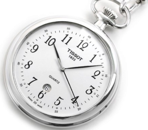 Tissot T82.6.550.12 T-Pocket Lepine Quartz Vit Ø48.68 mm - Tissot