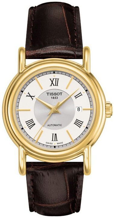 Tissot T-Gold Damklocka T907.007.16.038.00 Silverfärgad/Läder Ø29.5 mm
