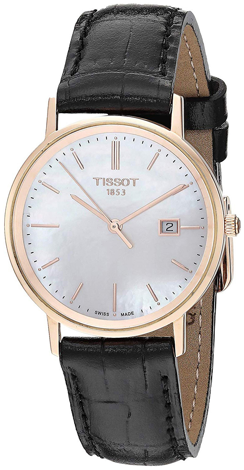 Tissot Damklocka T922.210.76.111.00 Goldrun Vit/Läder Ø29 mm - Tissot