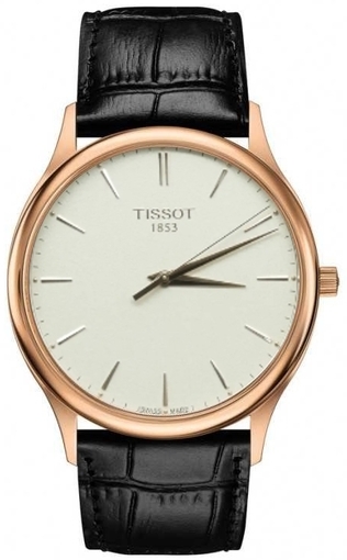 Tissot Herrklocka T926.410.76.261.01 Excellence Beige/Läder Ø40 mm - Tissot