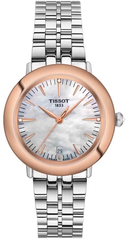 Tissot Damklocka T929.210.41.116.00 T-Gold Vit/Stål Ø33 mm - Tissot