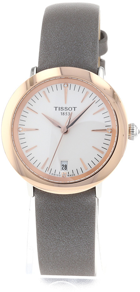 Tissot Damklocka T929.210.46.266.00 T-Gold Antikvit/Läder Ø33 mm - Tissot