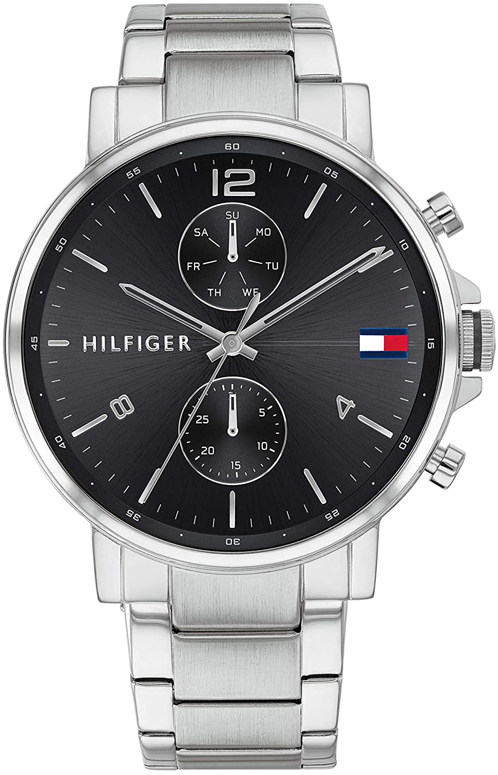 Tommy Hilfiger Herrklocka 1710413 Svart/Stål Ø44 mm - Tommy Hilfiger
