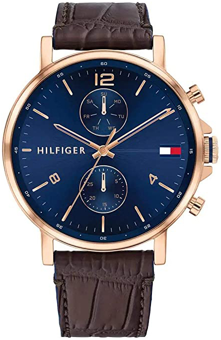Tommy Hilfiger Herrklocka 1710418 Classic Blå/Läder Ø44 mm - Tommy Hilfiger