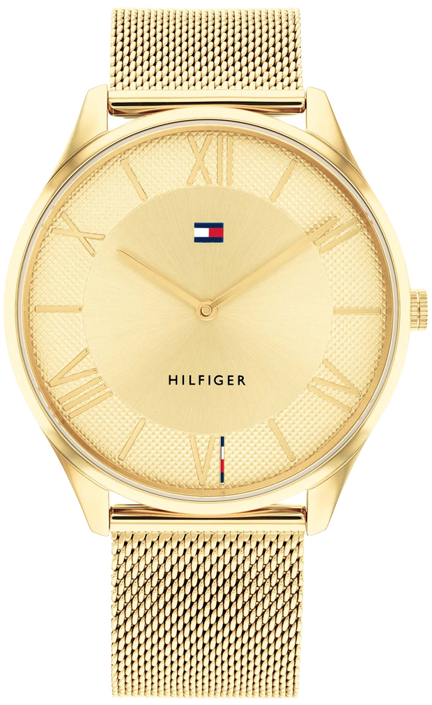 Tommy Hilfiger Herrklocka 1710515 Becker Guld/Gulguldtonat stål Ø43