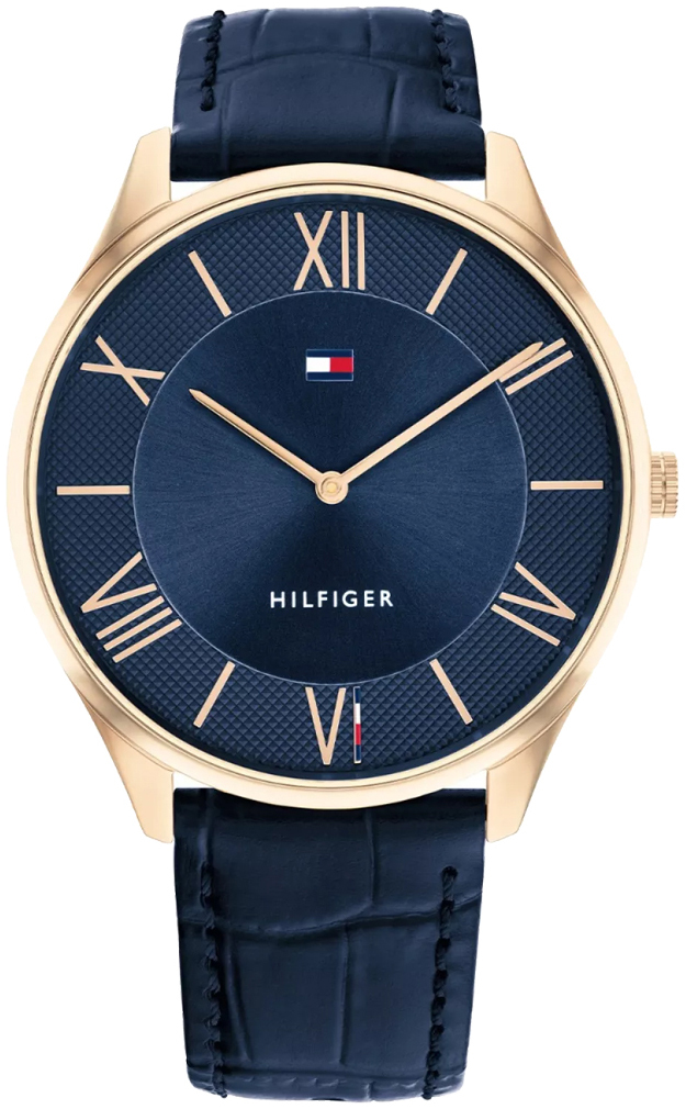 Tommy Hilfiger Herrklocka 1710517 Becker Blå/Läder Ø43 mm - Tommy Hilfiger