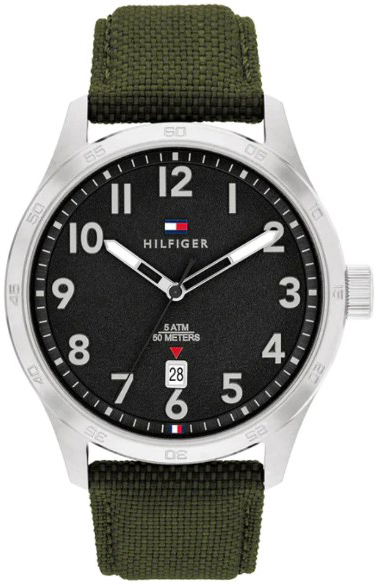 Tommy Hilfiger Herrklocka 1710593 Svart/Läder Ø43 mm - Tommy Hilfiger
