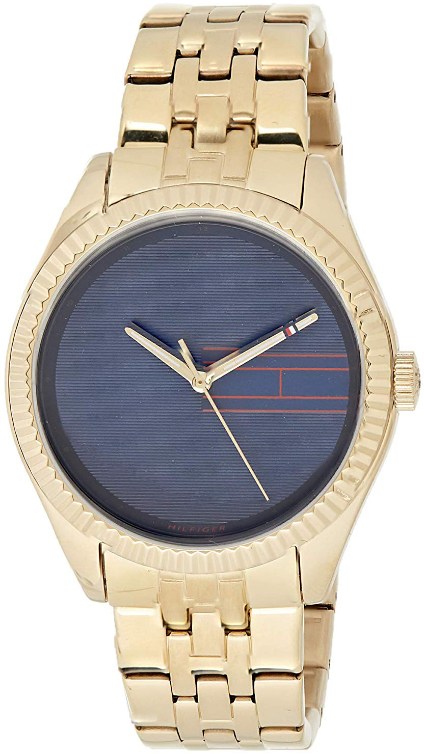 Tommy Hilfiger Damklocka 1782081 Blå/Gulguldtonat stål Ø38 mm - Tommy Hilfiger