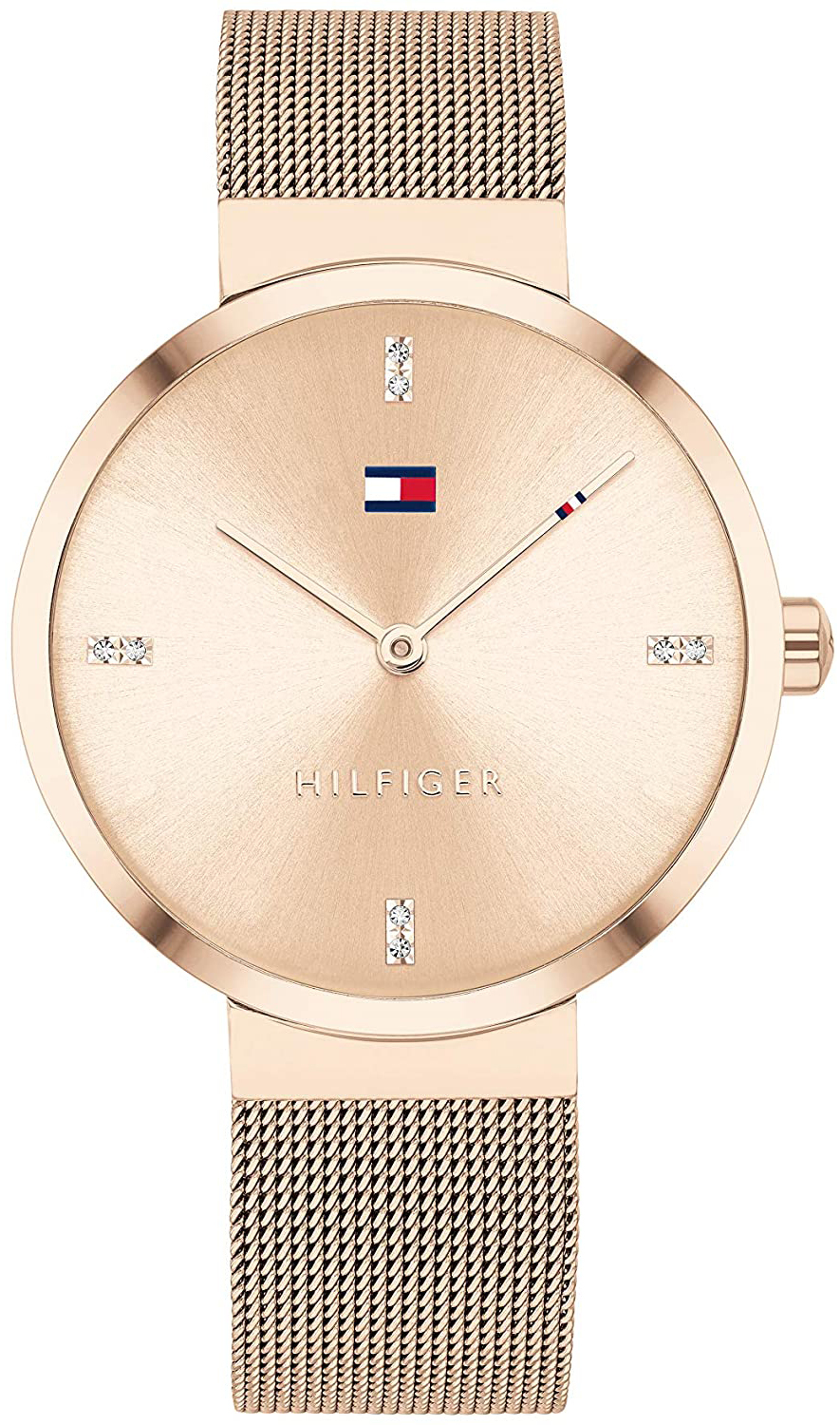Tommy Hilfiger Damklocka 1782218 Ros&eacute;guldstonad/Ros&eacute;guldstonat