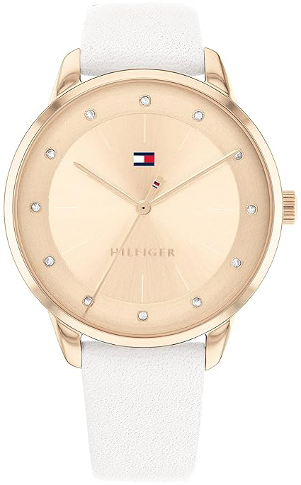 Tommy Hilfiger Damklocka 1782543 Dress Ros&eacute;guldstonad/L&auml;der &Oslash;36 mm