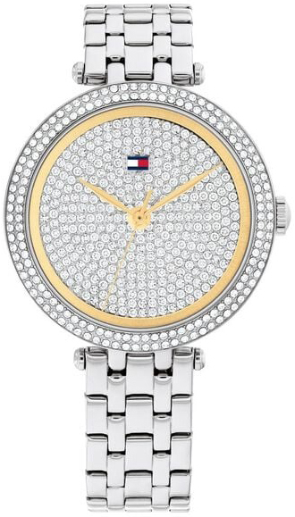 Tommy Hilfiger Damklocka 1782722 Natalie Silverf&auml;rgad/St&aring;l &Oslash;34 mm