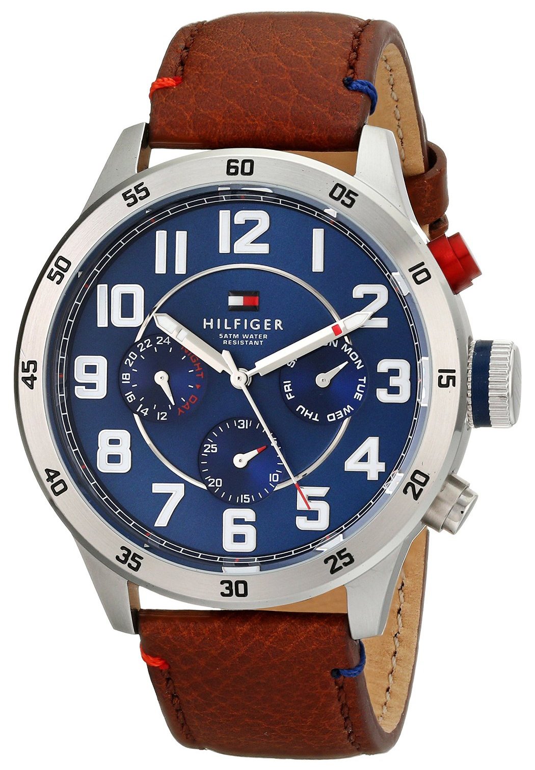 Tommy Hilfiger Herrklocka 1791066 Trent Blå/Läder Ø46 mm - Tommy Hilfiger